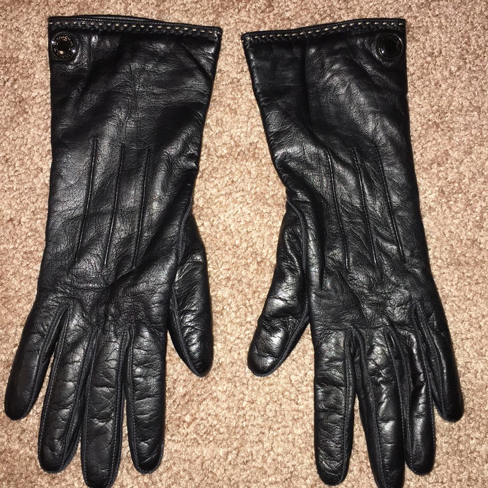 Coach Leather Gloves